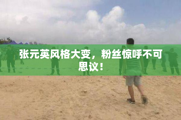 张元英风格大变，粉丝惊呼不可思议！