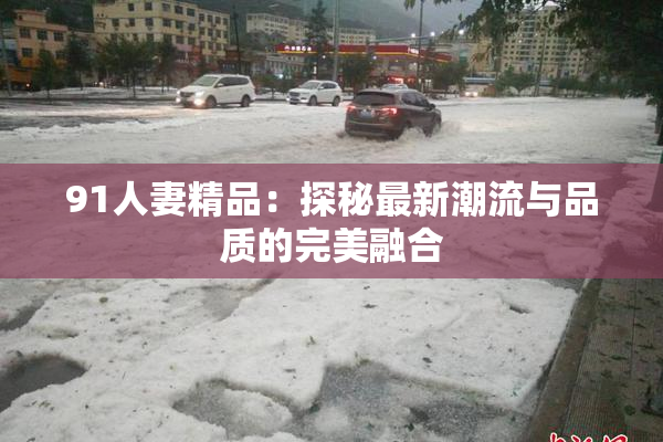 91人妻精品：探秘最新潮流与品质的完美融合