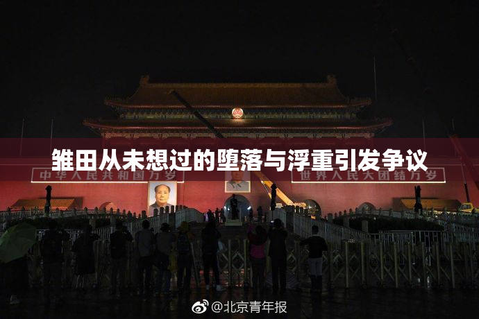 雏田从未想过的堕落与浮重引发争议
