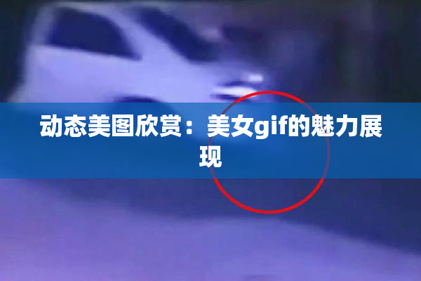 动态美图欣赏：美女gif的魅力展现