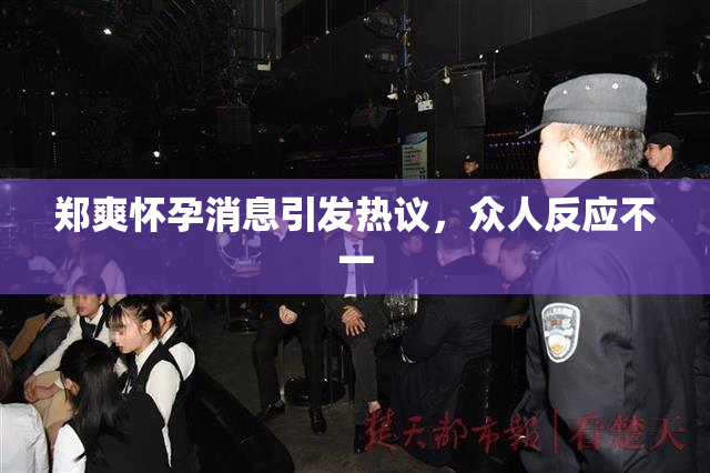 郑爽怀孕消息引发热议，众人反应不一