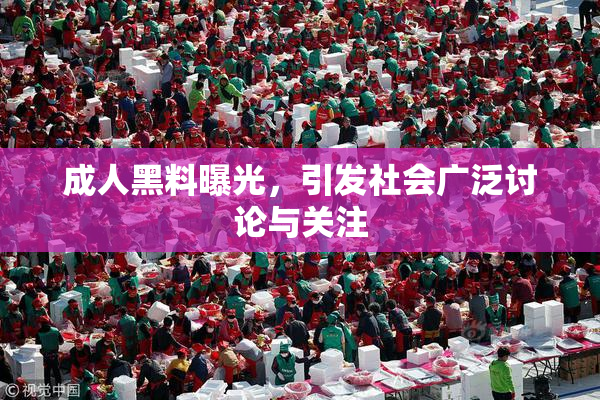 成人黑料曝光，引发社会广泛讨论与关注