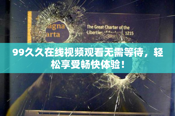 99久久在线视频观看无需等待，轻松享受畅快体验！