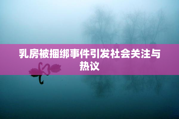 乳房被捆绑事件引发社会关注与热议