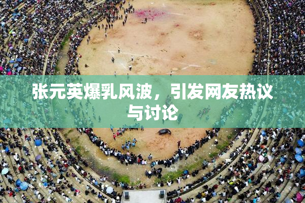 张元英爆乳风波，引发网友热议与讨论