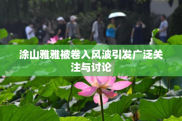 涂山雅雅被卷入风波引发广泛关注与讨论