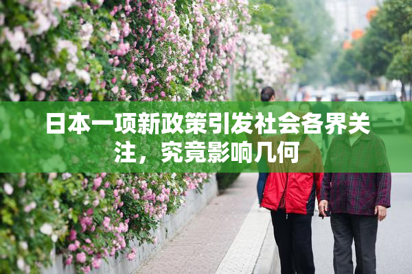 日本一项新政策引发社会各界关注，究竟影响几何