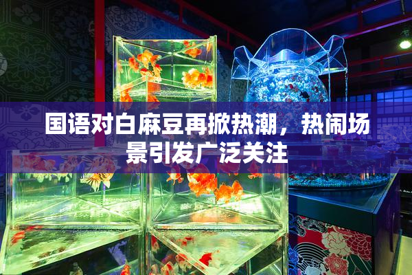 国语对白麻豆再掀热潮，热闹场景引发广泛关注