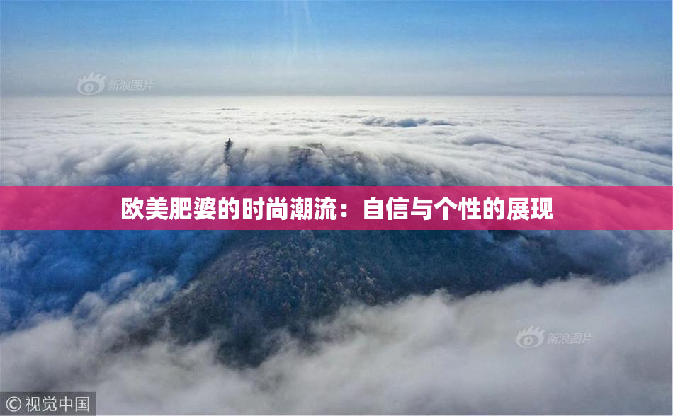 欧美肥婆的时尚潮流：自信与个性的展现