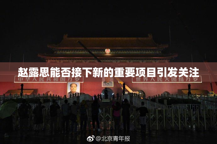 赵露思能否接下新的重要项目引发关注