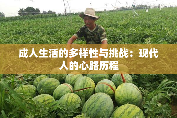 成人生活的多样性与挑战：现代人的心路历程