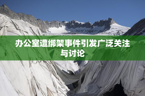 办公室遭绑架事件引发广泛关注与讨论