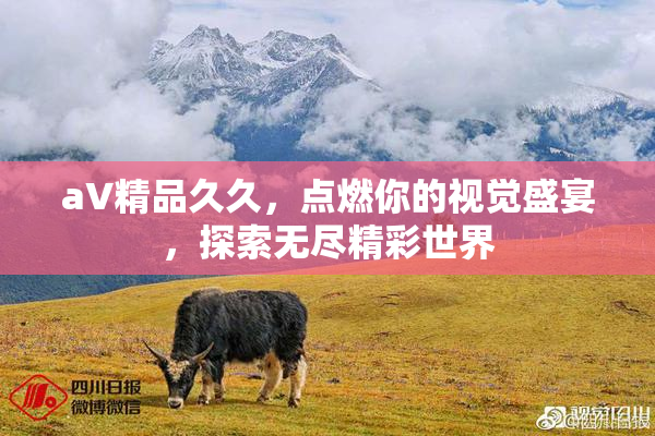 aV精品久久，点燃你的视觉盛宴，探索无尽精彩世界