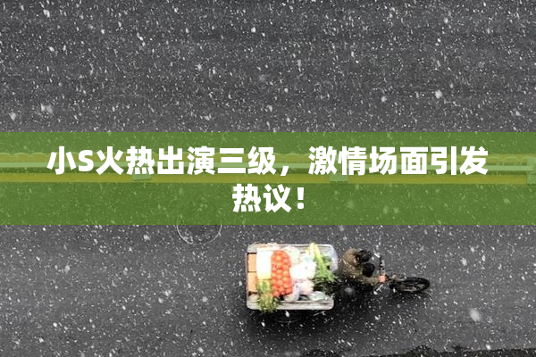 小S火热出演三级，激情场面引发热议！