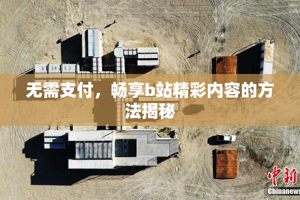 无需支付，畅享b站精彩内容的方法揭秘