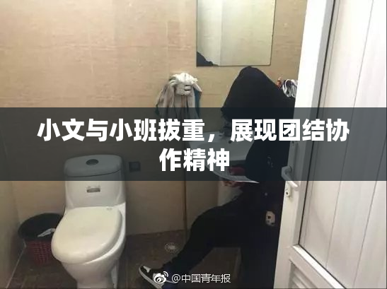 小文与小班拔重，展现团结协作精神