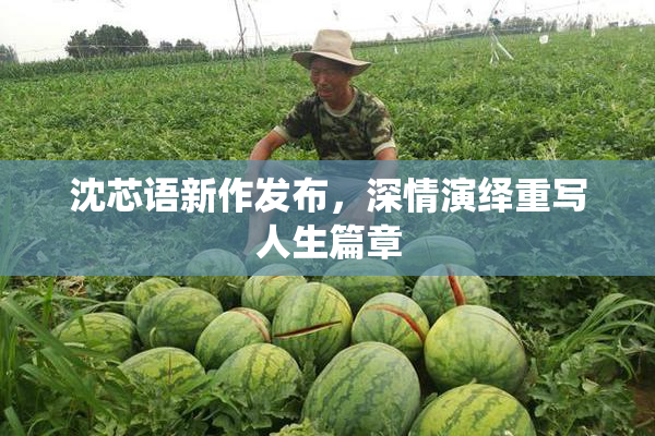 沈芯语新作发布，深情演绎重写人生篇章