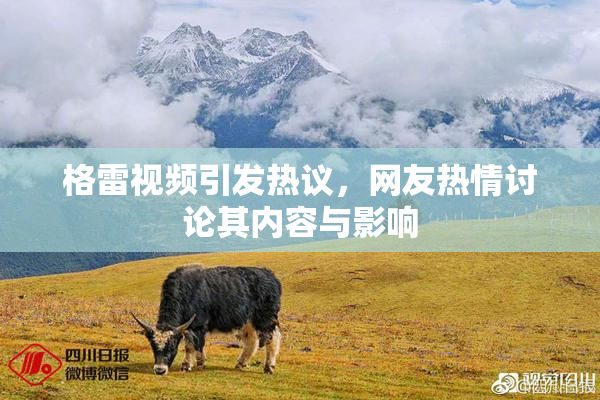 格雷视频引发热议，网友热情讨论其内容与影响