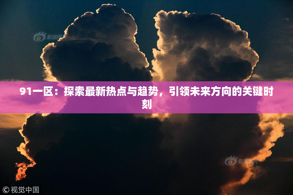 91一区：探索最新热点与趋势，引领未来方向的关键时刻