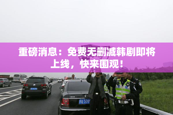 重磅消息：免费无删减韩剧即将上线，快来围观！
