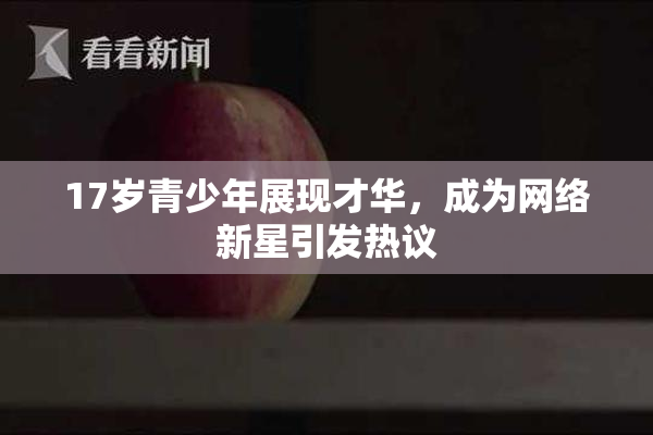 17岁青少年展现才华，成为网络新星引发热议