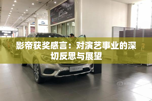影帝获奖感言：对演艺事业的深切反思与展望