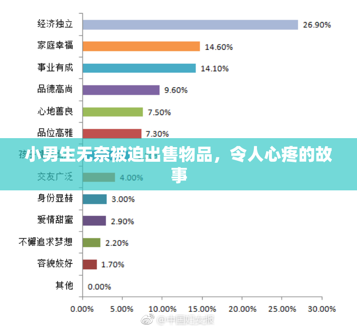 小男生无奈被迫出售物品，令人心疼的故事