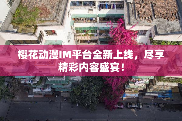 樱花动漫IM平台全新上线，尽享精彩内容盛宴！