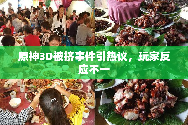 原神3D被挤事件引热议，玩家反应不一