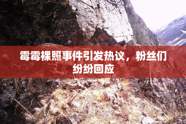 霉霉裸照事件引发热议，粉丝们纷纷回应