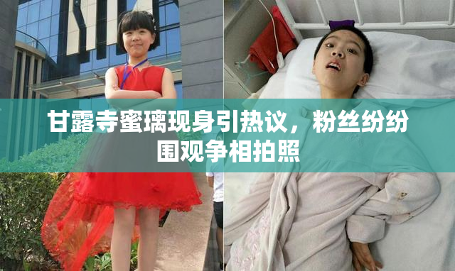 甘露寺蜜璃现身引热议，粉丝纷纷围观争相拍照