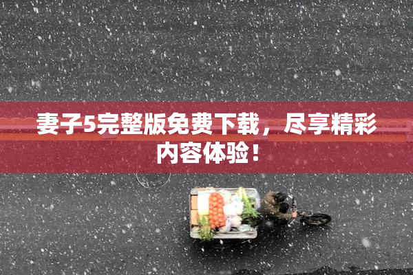 妻子5完整版免费下载，尽享精彩内容体验！