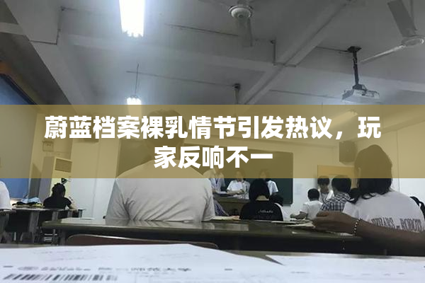 蔚蓝档案裸乳情节引发热议，玩家反响不一