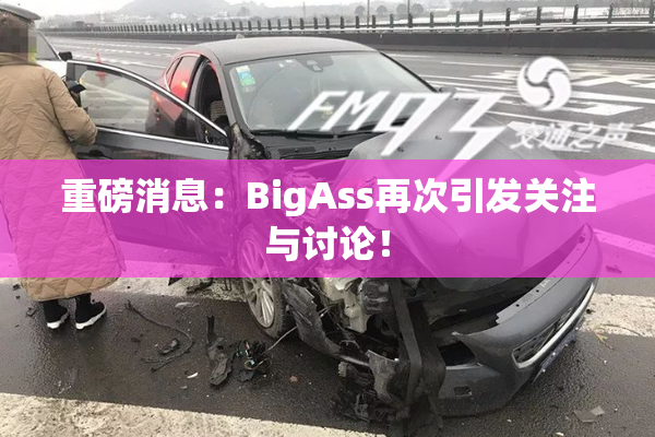 重磅消息：BigAss再次引发关注与讨论！