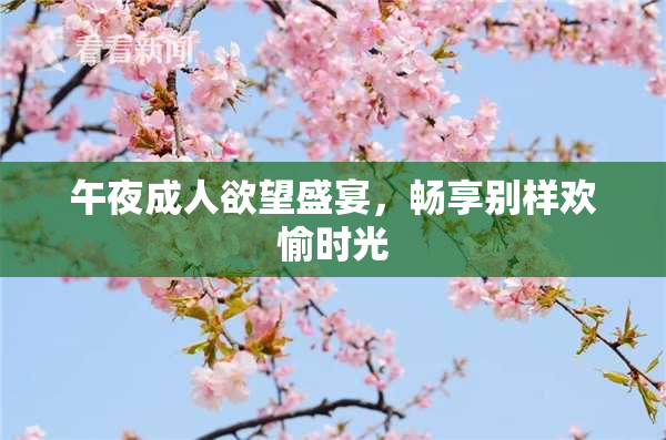 午夜成人欲望盛宴，畅享别样欢愉时光