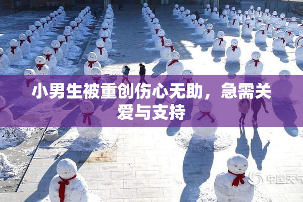 小男生被重创伤心无助，急需关爱与支持