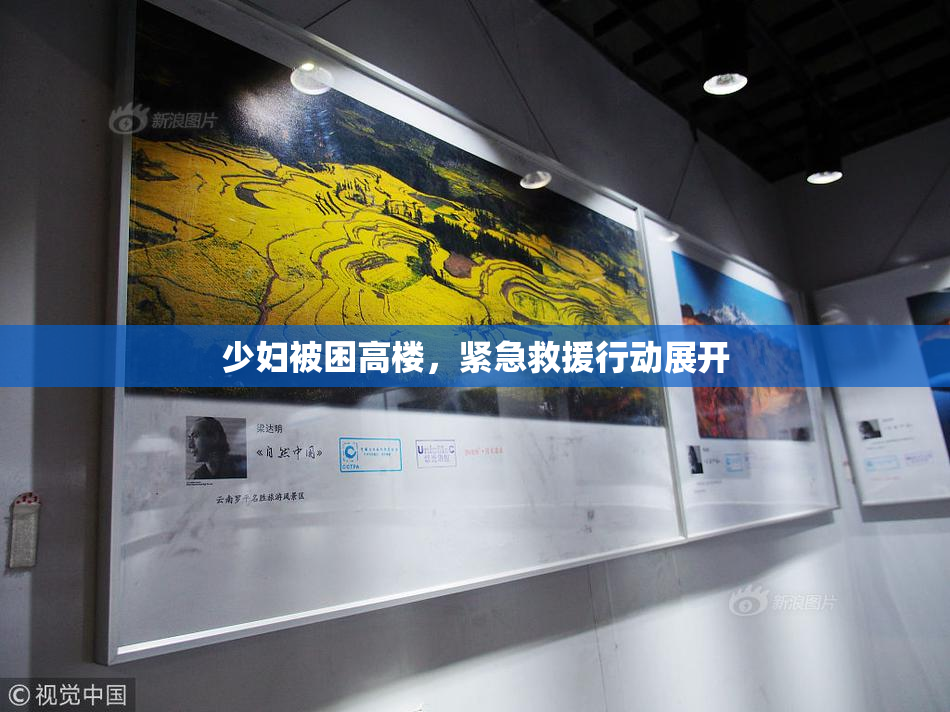 少妇被困高楼，紧急救援行动展开