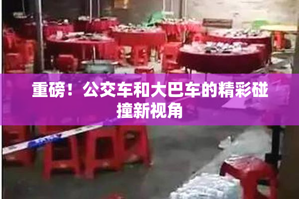 重磅！公交车和大巴车的精彩碰撞新视角