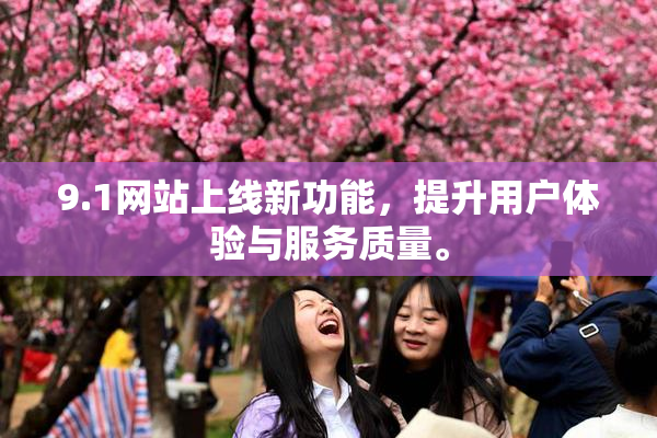 9.1网站上线新功能，提升用户体验与服务质量。