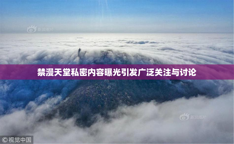 禁漫天堂私密内容曝光引发广泛关注与讨论