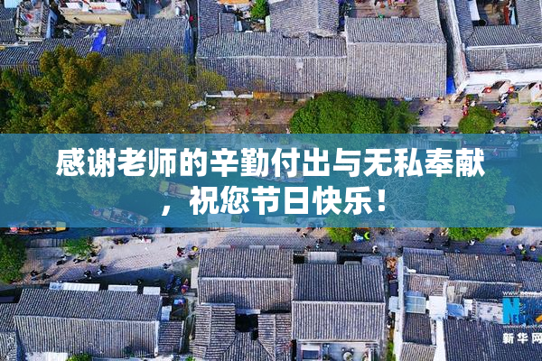 感谢老师的辛勤付出与无私奉献，祝您节日快乐！