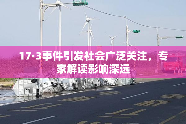 17·3事件引发社会广泛关注，专家解读影响深远