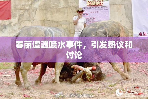 春丽遭遇喷水事件，引发热议和讨论