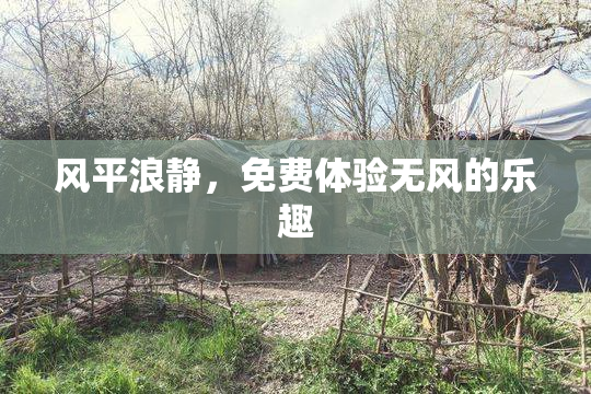 风平浪静，免费体验无风的乐趣
