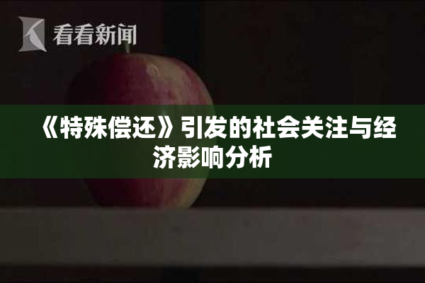 《特殊偿还》引发的社会关注与经济影响分析