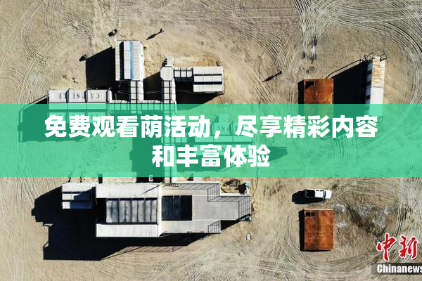 免费观看荫活动，尽享精彩内容和丰富体验