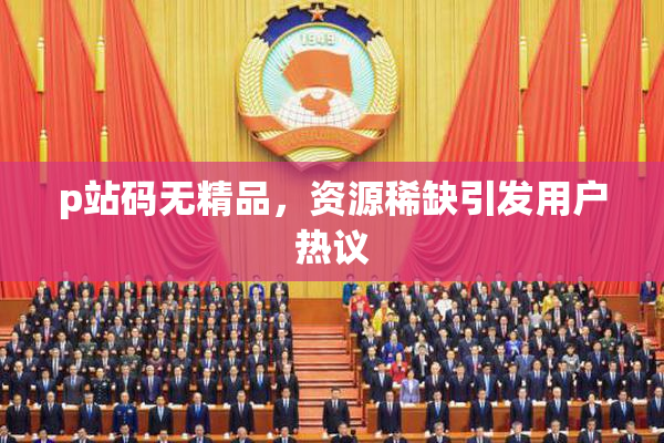 p站码无精品，资源稀缺引发用户热议