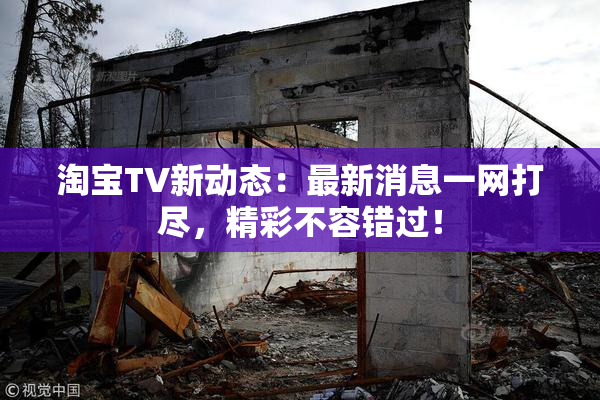 淘宝TV新动态：最新消息一网打尽，精彩不容错过！
