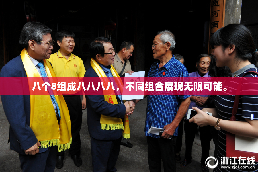 八个8组成八八八八，不同组合展现无限可能。