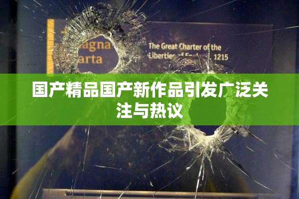 国产精品国产新作品引发广泛关注与热议